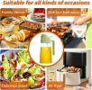 Olive Oil Dispenser, 2 in 1 Oil Sprayer for Cooking - green