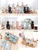 5 Pcs Ceramic Japanese Sake Set Traditional 1 Tokkuri Bottle & 4 Ochoko Cups [S] - ST-HOM3136596011-EMMA03303