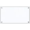 Kitchen Backsplash Transparent 27.6"x15.7" Tempered Glass - Transparent