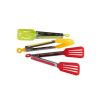 Spatula Tong Kitchen Tongs Stainless Steel Cooking Silicone Buffet Serving Tongs Heat Resistant with Locking Handle Joint - green
