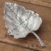 Tin Leaf Tea Strainer Handmade Tea Infuser Chinese Style Tea Strainer Tea Filter Kung Fu Tea Accessory,Silver - Default