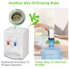 Electric Water Bottle Dispenser Rechargeable Automatic Drinking Water Bottle Pump For 2-5 Gallon Bottle - White
