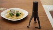 The Unique Automatic Pan Stirrer - Longer Nylon Legs Kitchen Tools Automatic Triangle Mixer Whisk - Longer Nylon Legs