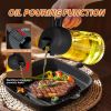 Olive Oil Dispenser, 2 in 1 Oil Sprayer for Cooking - black