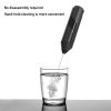 Handheld Frother Electric Whisk, Milk Foamer, Mini Mixer with Stand - Red