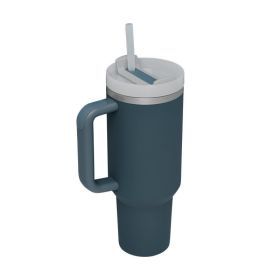 1200ml Stainless Steel Mug Coffee Cup Thermal Travel Car Auto Mugs Thermos 40 Oz Tumbler with Handle Straw Cup Drinkware New In (Color: I, capacity: 1200ml)