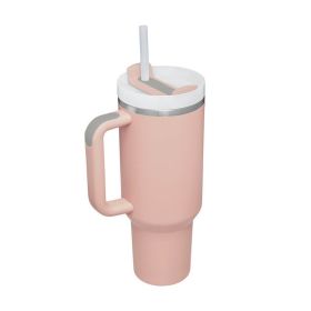 1200ml Stainless Steel Mug Coffee Cup Thermal Travel Car Auto Mugs Thermos 40 Oz Tumbler with Handle Straw Cup Drinkware New In (Color: F, capacity: 1200ml)